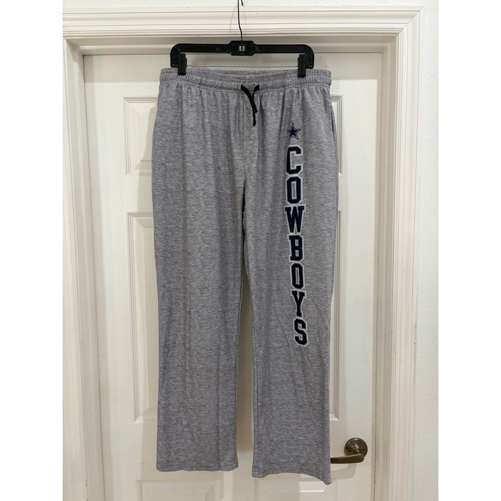 NFL Team Apparel Dallas Cowboys Gray Lounge Sweatpants Men's Large